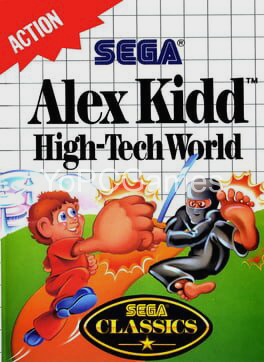 alex kidd: high-tech world poster