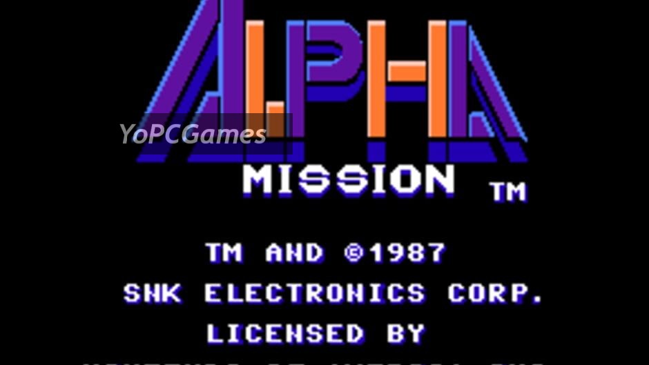 alpha mission screenshot 1