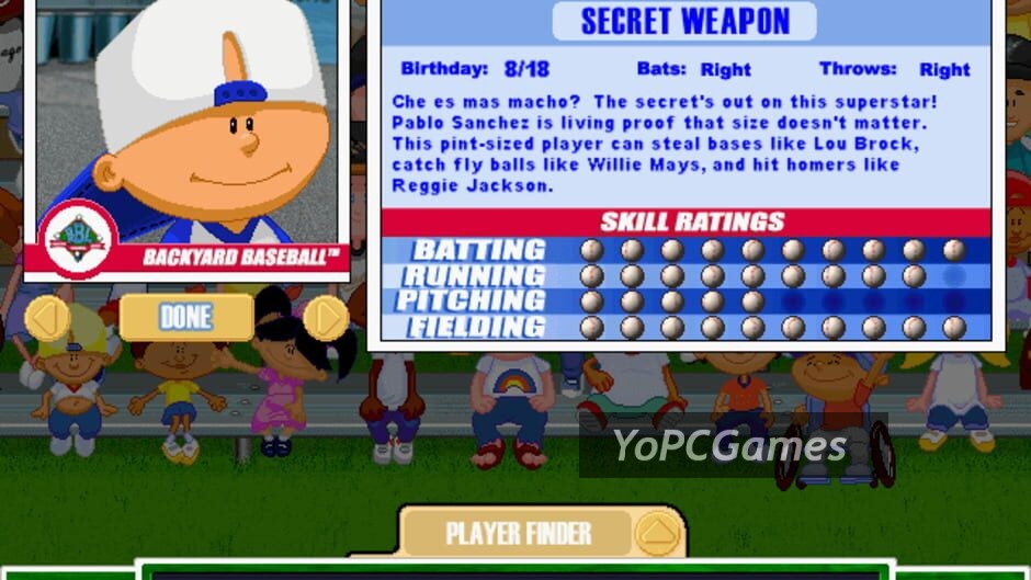 backyard baseball 2001 screenshot 2