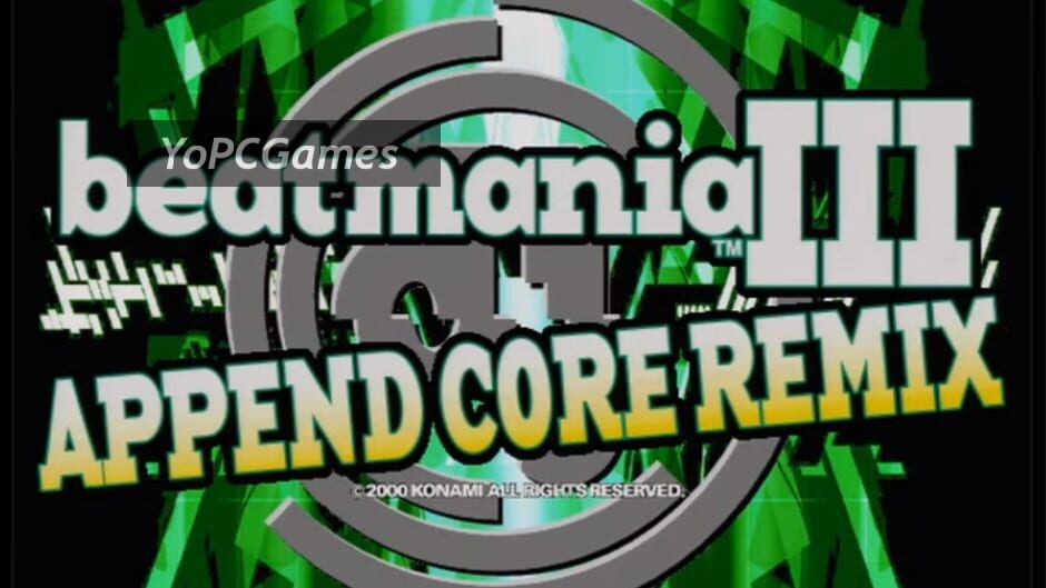 beatmania iii: append core remix screenshot 1