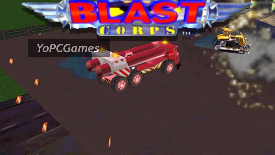 blast corps screenshot 2