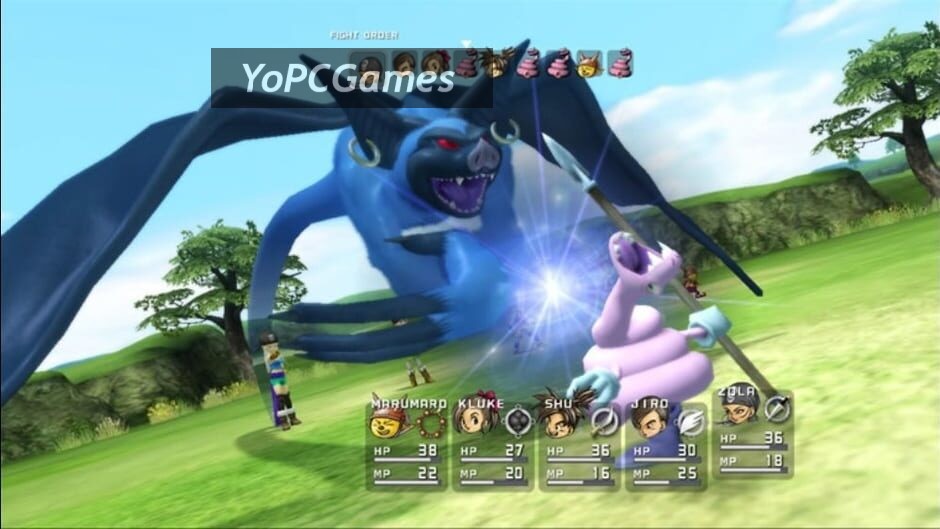 blue dragon screenshot 1