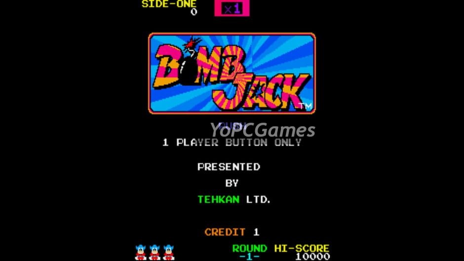 bomb jack screenshot 1