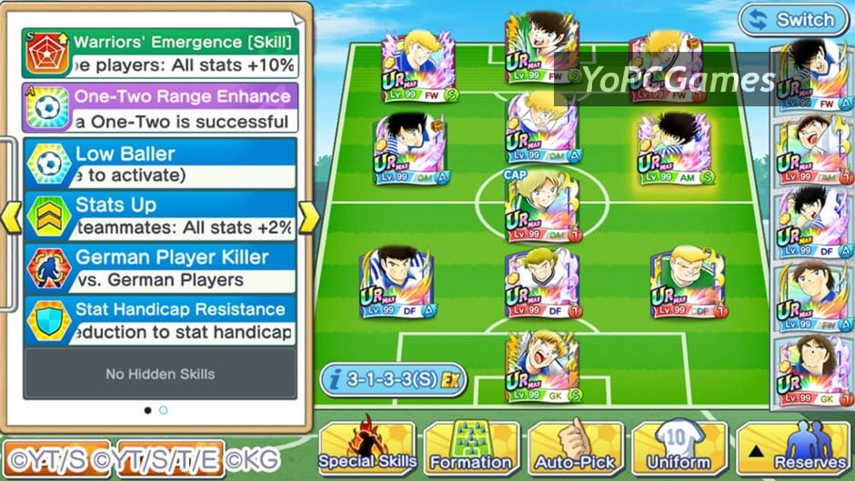 captain tsubasa: dream team screenshot 1