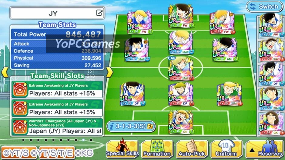 captain tsubasa: dream team screenshot 2