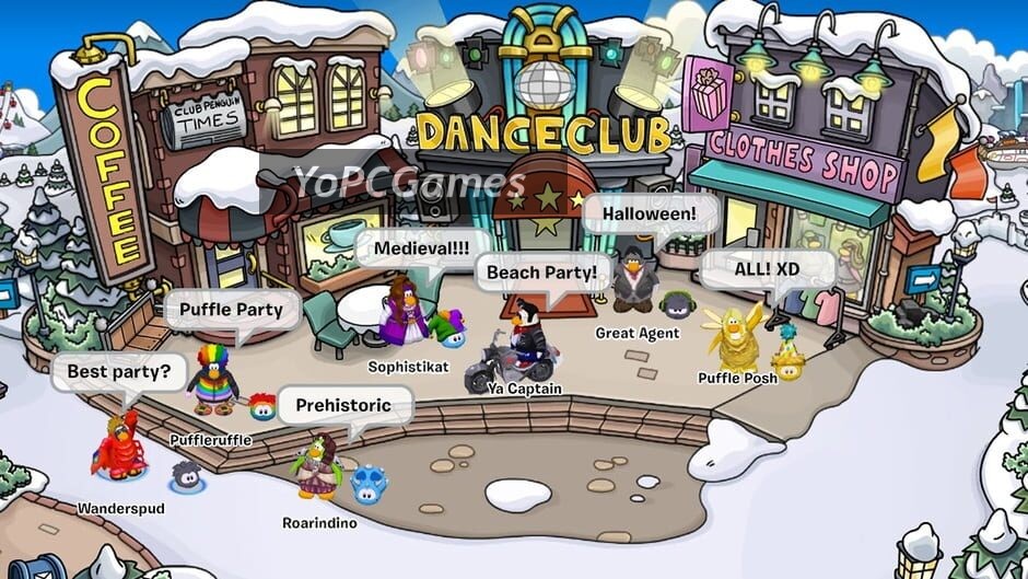 club penguin screenshot 1