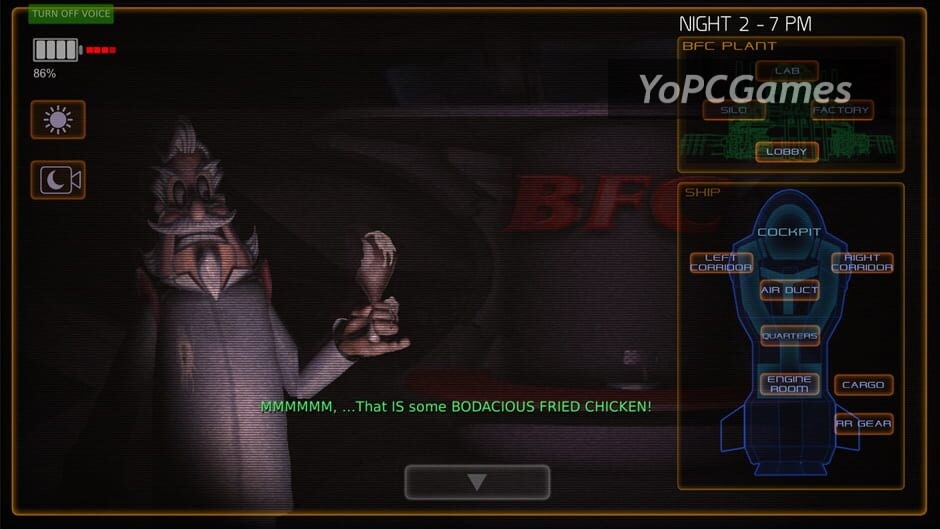 cluck yegger in escape from the planet of the poultroid screenshot 1