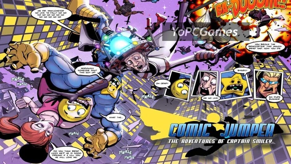 comic jumper: the adventures of captain smiley screenshot 1