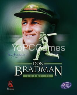 don bradman cricket 14 poster
