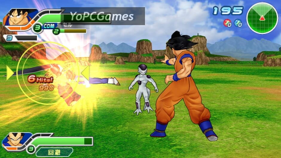dragon ball z: tenkaichi tag team screenshot 1