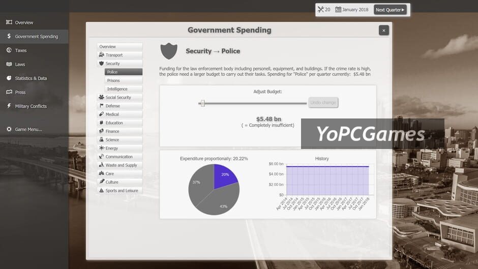 government simulator screenshot 5