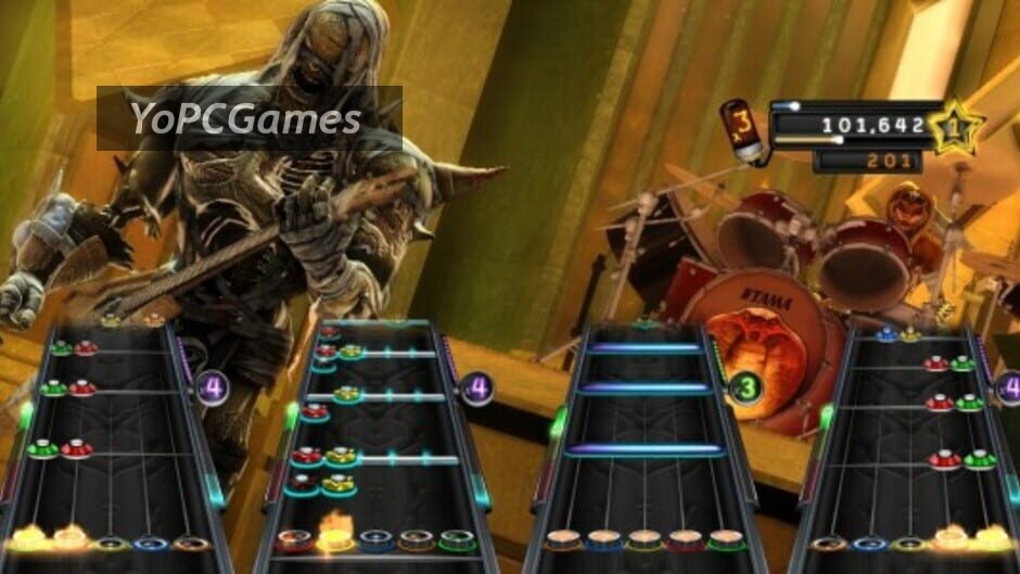 guitar hero: warriors of rock screenshot 1
