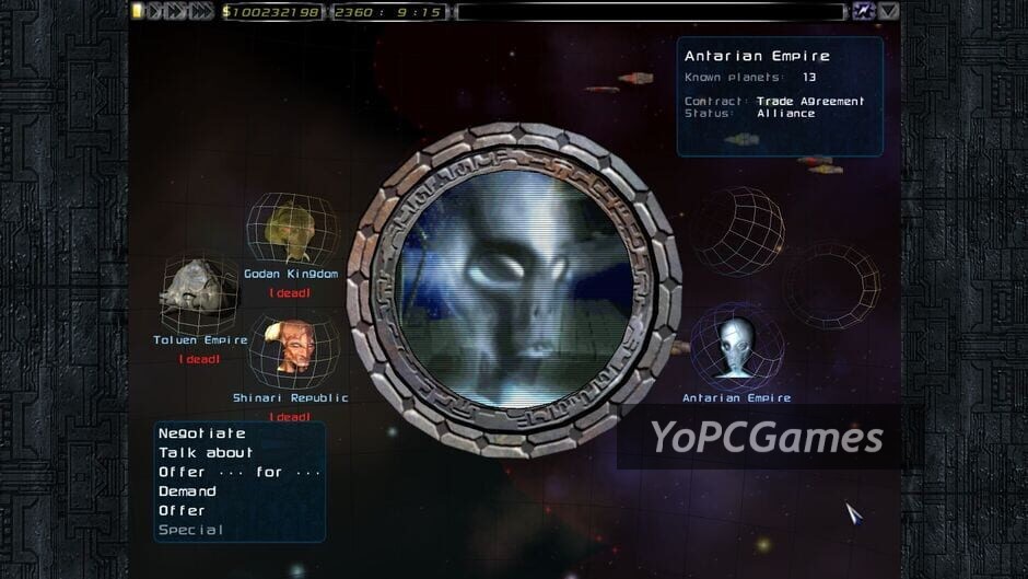 imperium galactica ii: alliances screenshot 1