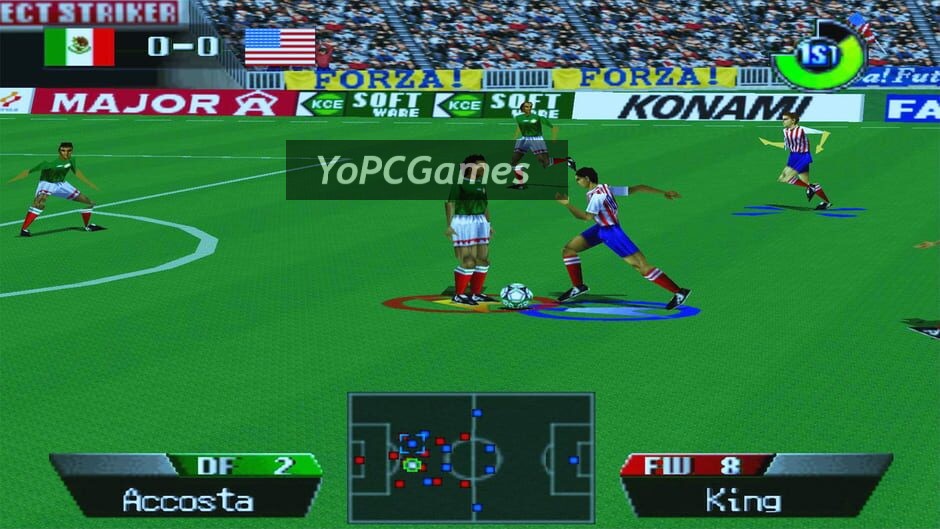 international superstar soccer 64 screenshot 1