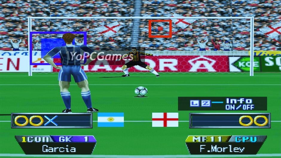 international superstar soccer 64 screenshot 3