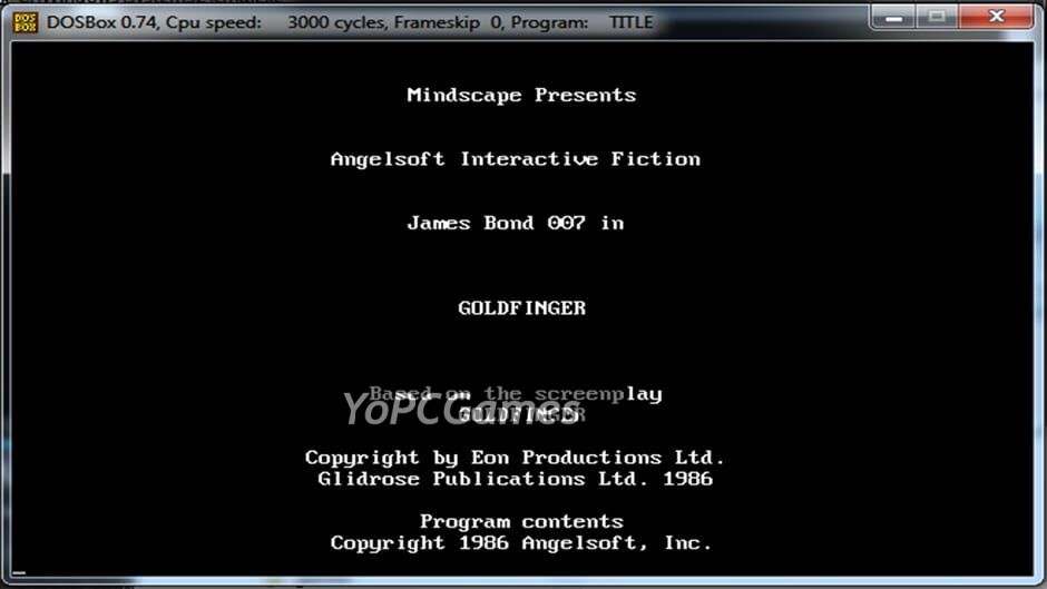 james bond 007: goldfinger screenshot 1