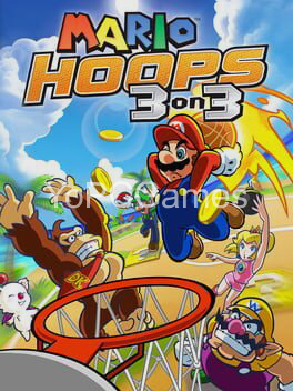 mario hoops 3-on-3 poster