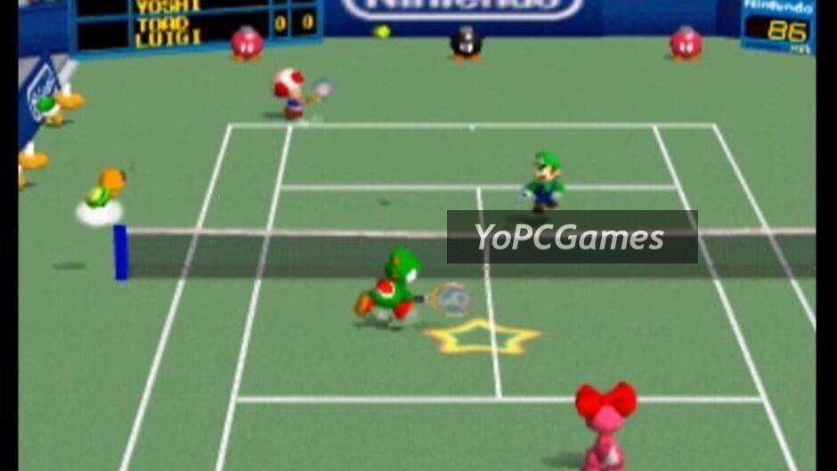 mario tennis screenshot 1