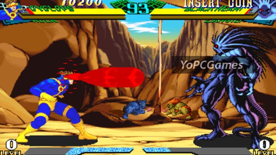 marvel super heroes vs. street fighter screenshot 2