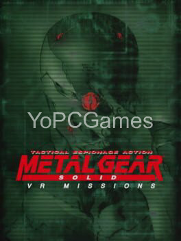 metal gear solid vr missions poster
