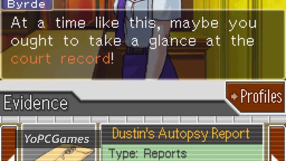 phoenix wright: ace attorney − justice for all screenshot 3