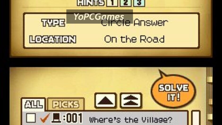 professor layton and the curious village screenshot 1