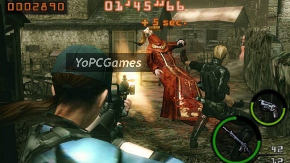 resident evil: the mercenaries 3d screenshot 2
