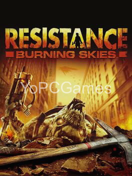 resistance: burning skies poster