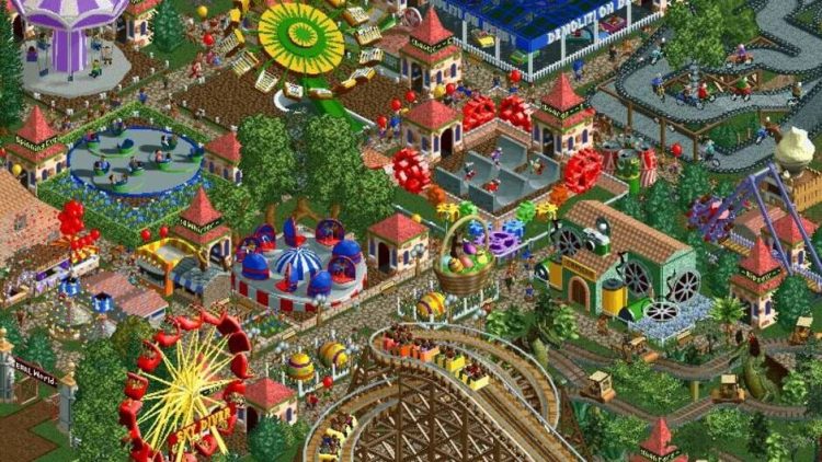 play roller coaster tycoon free no download