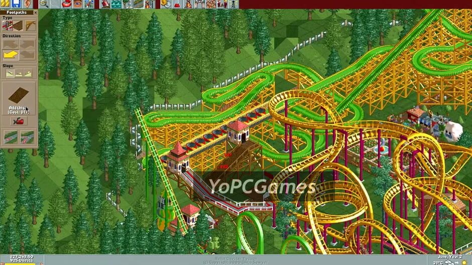 rollercoaster tycoon screenshot 1