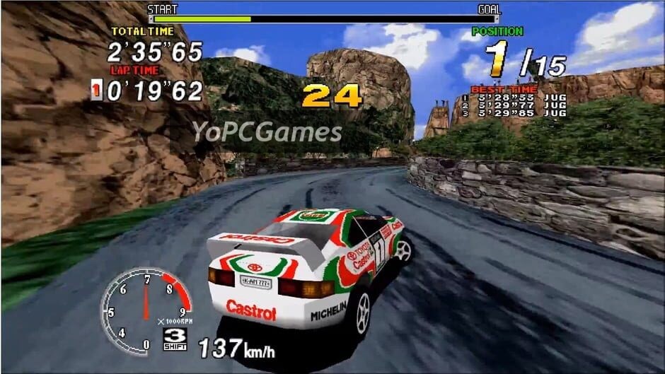 sega rally championship screenshot 2