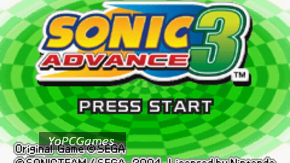 sonic advance 3 screenshot 3