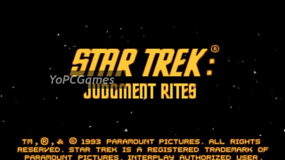 star trek: judgment rites screenshot 1
