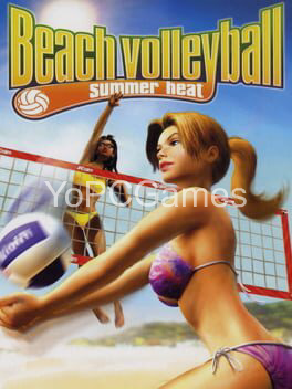 summer heat beach volleyball game