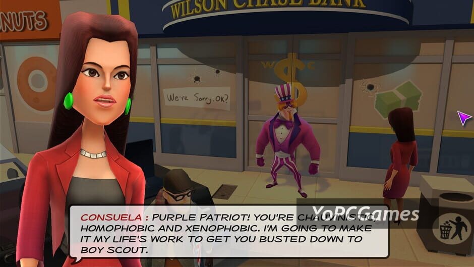 supreme league of patriots issue 3: ice cold in ellis screenshot 4