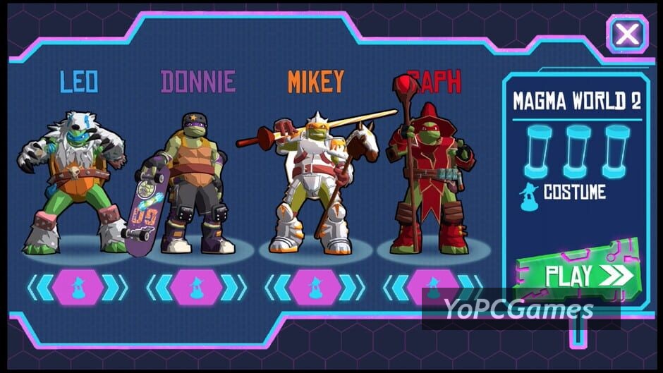 teenage mutant ninja turtles: portal power screenshot 1