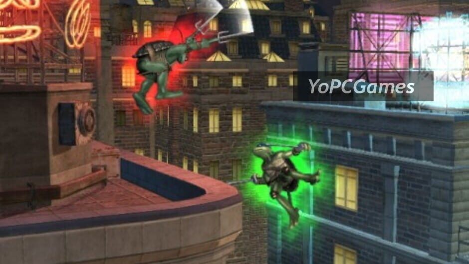 teenage mutant ninja turtles: smash-up screenshot 1
