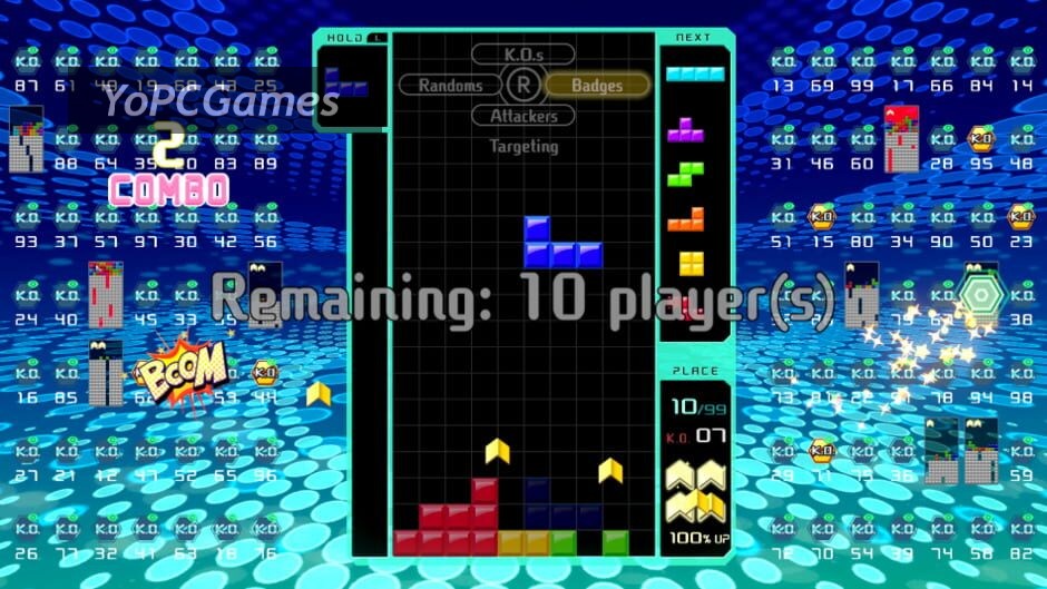how to play tetris 99