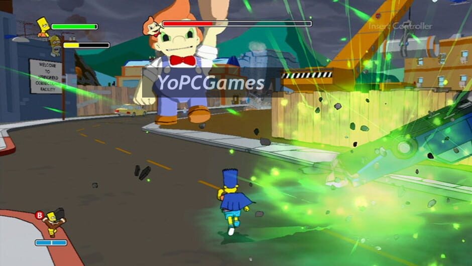 the simpsons game screenshot 1