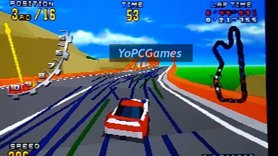 virtua racing deluxe screenshot 1