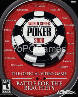 world series of poker 2008: battle for the bracelets poster