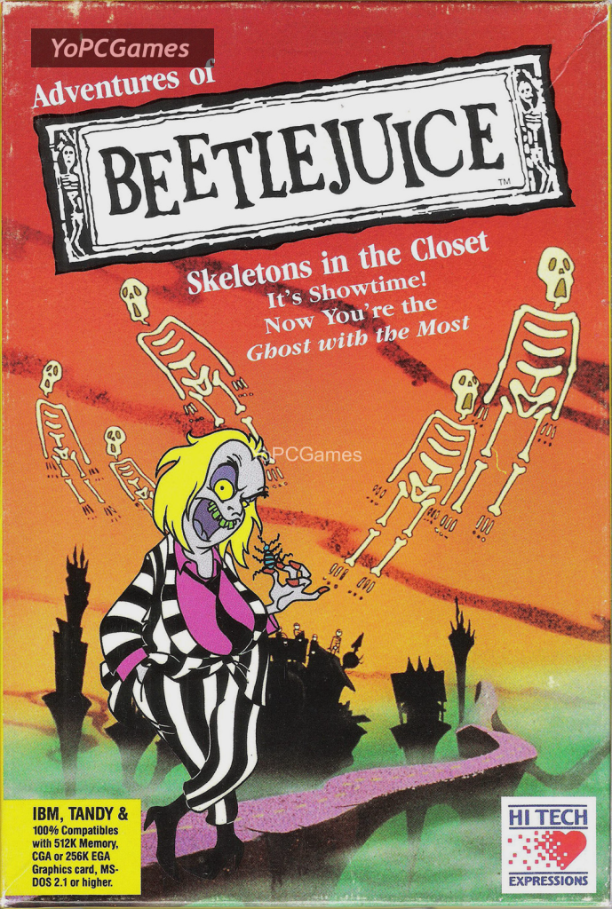 adventures of beetlejuice: skeletons in the closet pc game