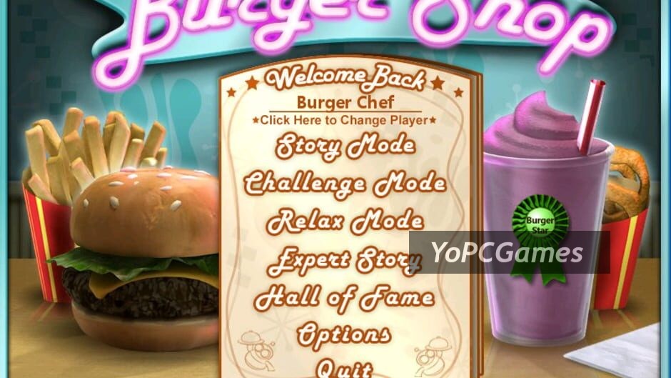 burger shop screenshot 1