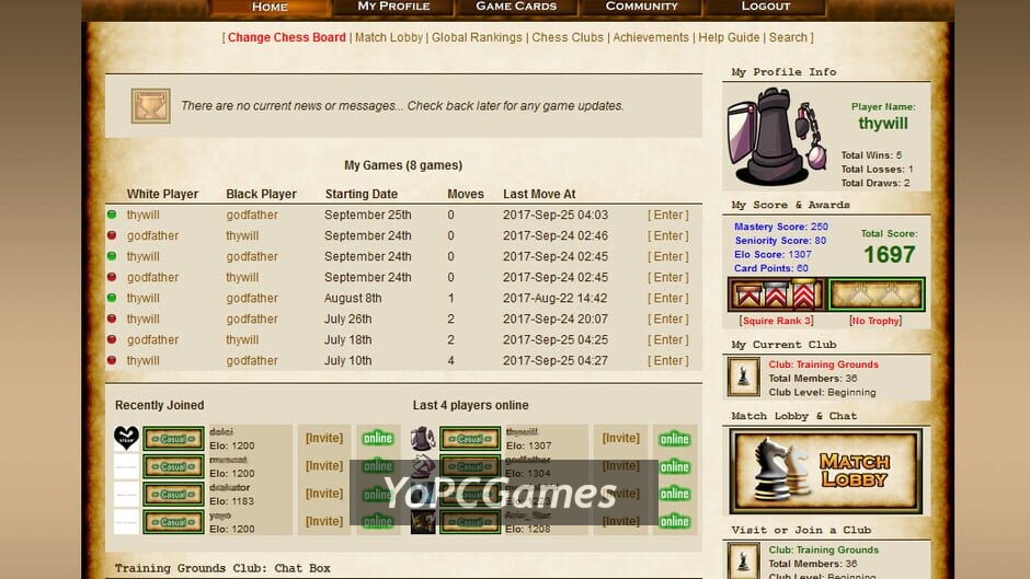 king of crowns chess online screenshot 2