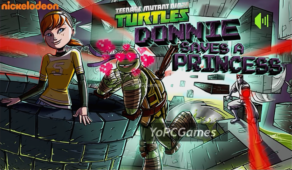 teenage mutant ninja turtles: donnie saves a princess game