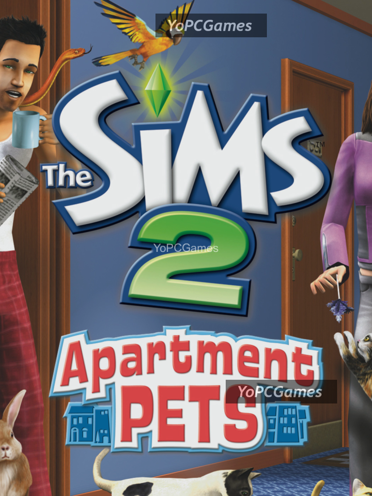 the sims 2: apartment pets poster