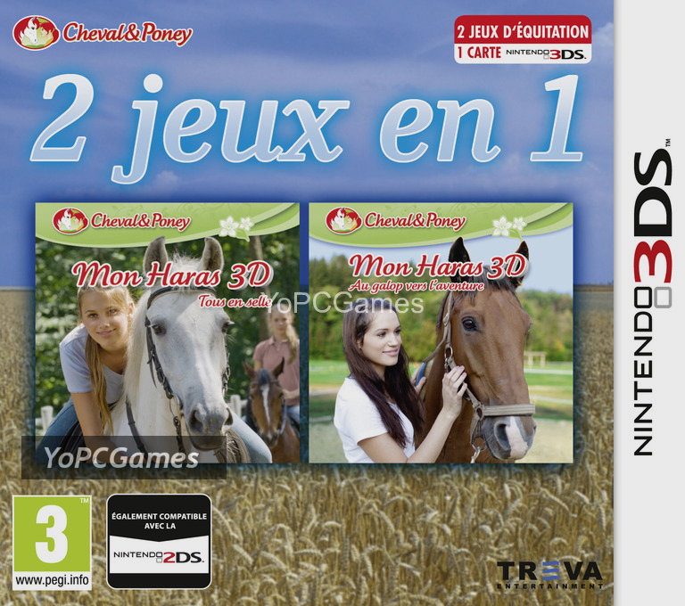 2 games in 1: my riding stables 3d - jumping for the team + my riding stables 3d cover
