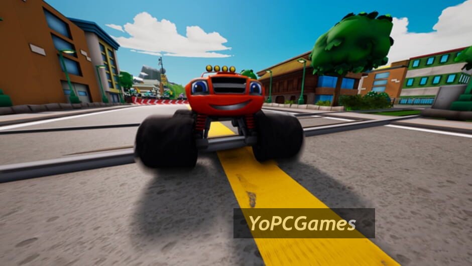 blaze and the monster machines: axle city racers screenshot 3