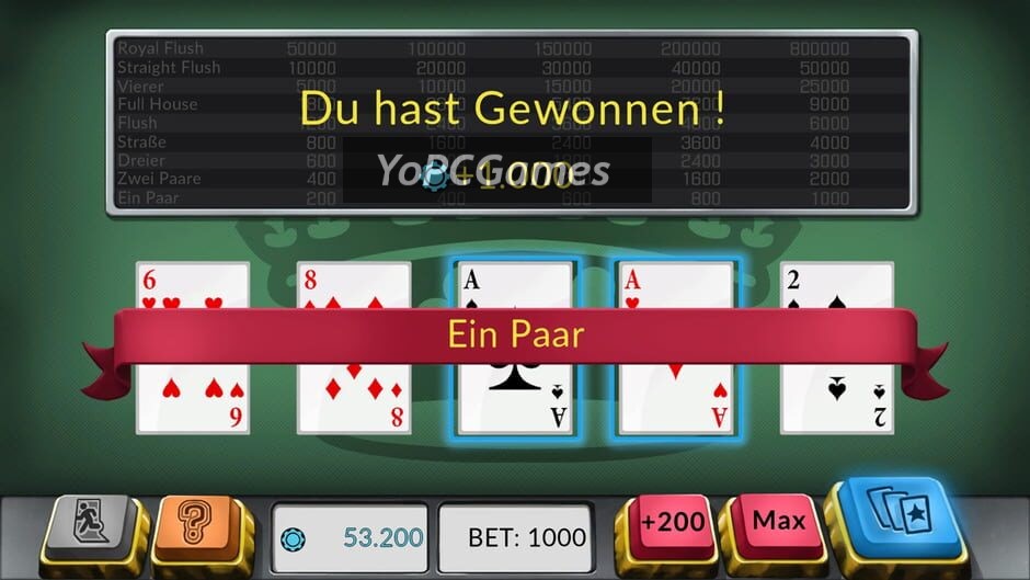 four kings: video poker screenshot 3