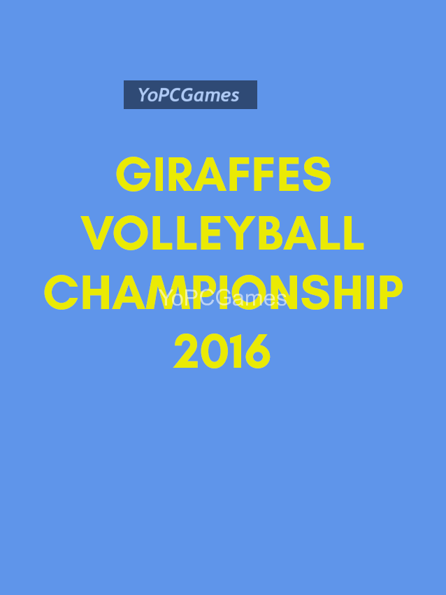 giraffes volleyball championship 2016 cover